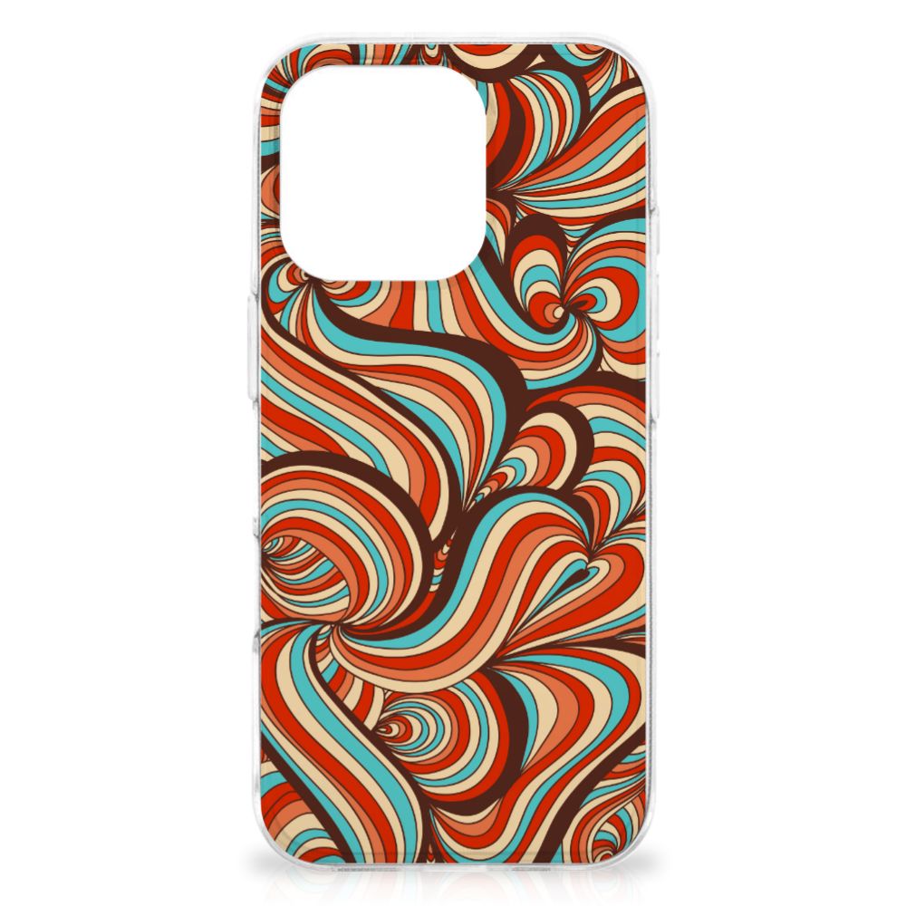 iPhone 16 Pro Max Hoesje maken Retro retro design voorkant