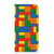 iPhone 16 Pro Max Hoesje met Magneet Blokken design Lego voorkant