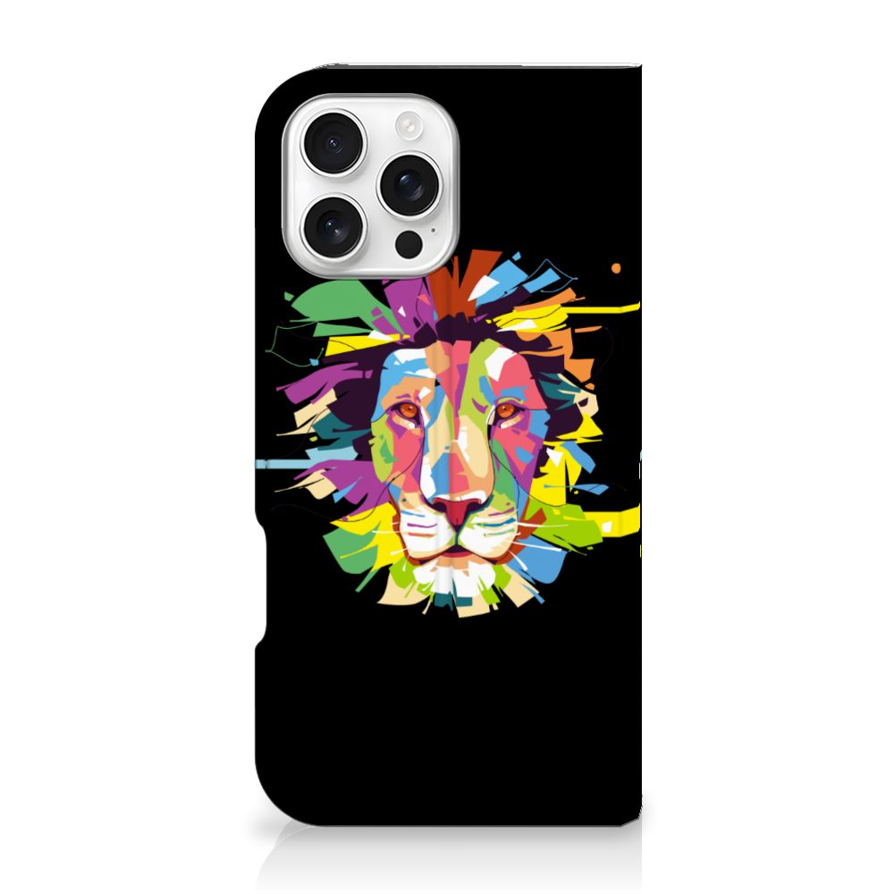 iPhone 16 Pro Max Magnet Case Lion Color voorkant