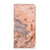 iPhone 16 Pro Max Standcase Marmer Oranje design hoesje vooraanzicht