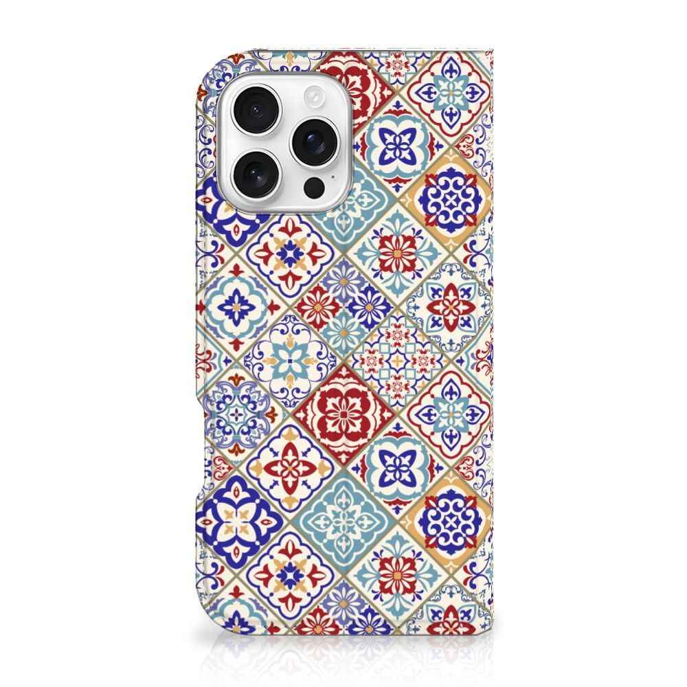 iPhone 16 Pro Max Standcase Tiles Color design Tiles kleur