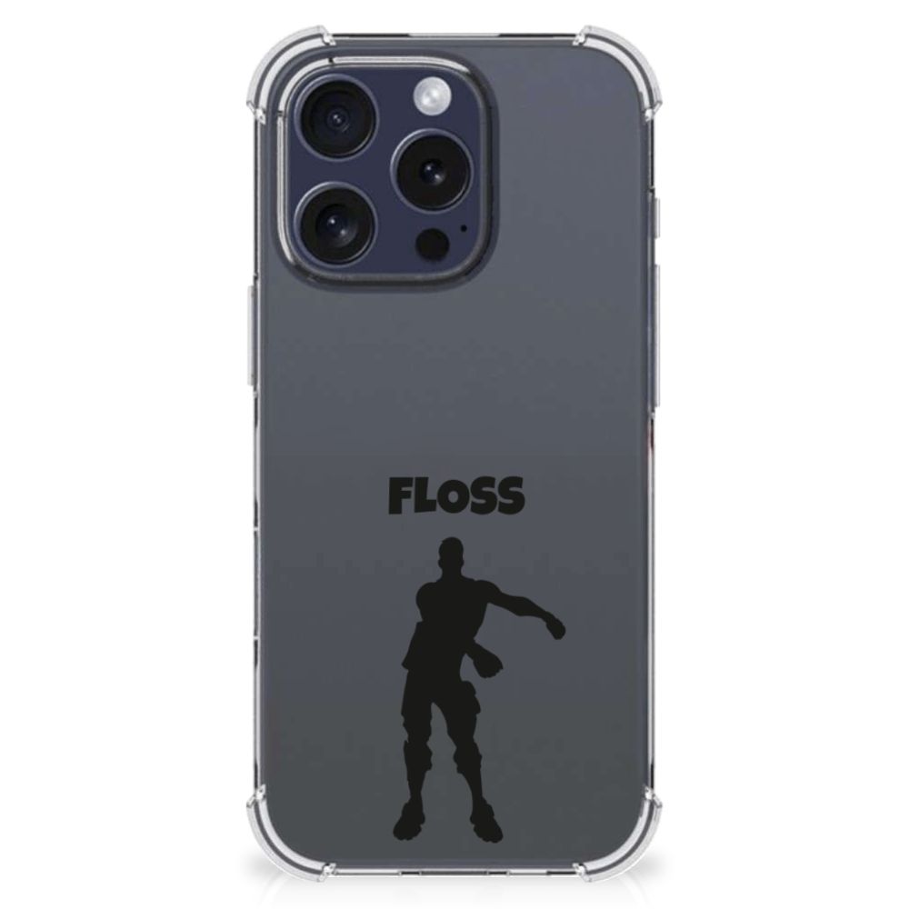 iPhone 16 Pro Max Stevig Bumper Hoesje Floss achterkant ontwerp
