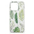 iPhone 16 Pro Max TPU Case Leaves bladeren groen design voorkant