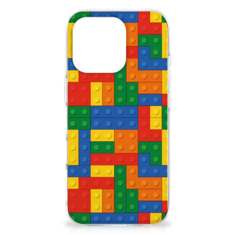 iPhone 16 Pro Max TPU bumper Blokken design Blokken aanzicht