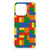 iPhone 16 Pro Max TPU bumper Blokken design Blokken aanzicht