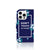 iPhone 16 Pro Portemonnee Hoesje Flowers Blue DTMP voorkant