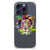 iPhone 16 Pro Stevig Bumper Hoesje Lion Color case front