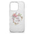 iPhone 16 Pro Telefoonhoesje met Naam Boho Text telefoonhoesje transparant design Peace and Love