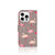 Apple iPhone 16 Pro telefoonhoesje met pasjes flamingo design voorkant