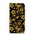 iPhone 16 Smart Cover Gouden Bloemen telefoonhoesje bloemen zwart goud