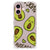 iPhone 16 Stevig Bumper Hoesje Avocado Singing achterkant