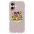 iPhone 16 Stevig Bumper Hoesje Cat Color voorkant kleurig kat ontwerp