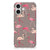 iPhone 16 TPU Hoesje Flamingo flamingo design achterkant