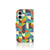iPhone 16 Telefoon Hoesje Funky Retro telefoonhoesje geometrisch design zijaanzicht