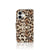Apple iPhone 16 Telefoonhoesje met Pasjes Leopard dierenprint zijaanzicht