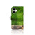 iPhone 16 Telefoonhoesje met Pasjes Panda telefoonhoesje panda design zijaanzicht