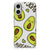 Apple iPhone 16 plus Telefoonhoesje met Naam Avocado Singing voorkant