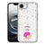 Apple iPhone 16e Back Cover Hoesje Donut Roze Donut print achterkant