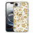 Apple iPhone 16e iPhone 16e Bloemen Hoesje Gouden Bloemen back cover bloemen gouden design