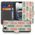 iPhone 16e Book Cover Ananas telefoonhoesje ananas design voorkant achterkant