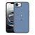 Apple iPhone 16e Hoesje Baby Rhino hoesje illustraties achterkant blauw