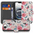 iPhone 16e Hoesje Butterfly Roses telefoonhoesje vlinders rozen voorkant achterzijde