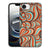 Apple iPhone 16e iPhone 16e Leuk Telefoonhoesje Retro Vormen print achterkant