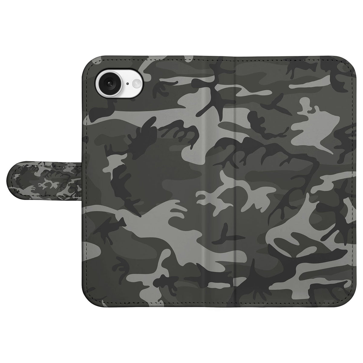 iPhone 16e Telefoon Hoesje Army Light camouflage design voorkant