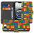 iPhone 16e Telefoon Hoesje Blokken telefoonhoesje blokken design vooraanzicht
