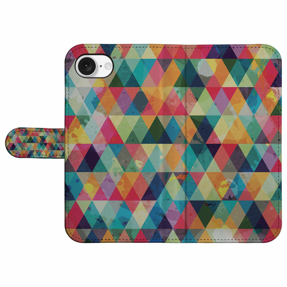 iPhone 16e Telefoon Hoesje Geruit design ruitjes aanzicht