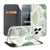 Standcase Hoesje iPhone 18 Pro Max Leaves design bladeren aanzicht
