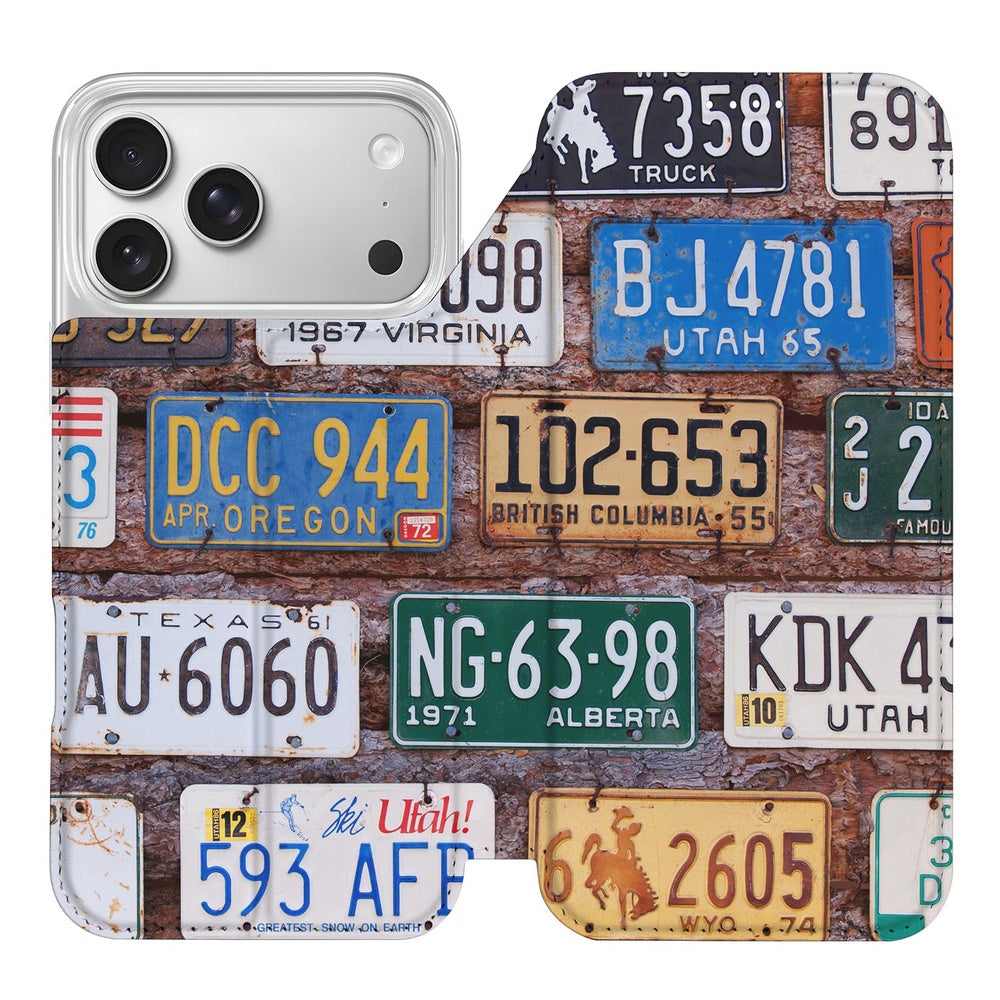 iPhone 18 Pro Telefoonhoesje Kentekenplaten bovenaanzicht