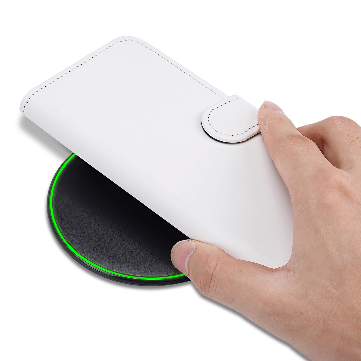 Witte iPhone 18 Pro bookcase geschikt voor MagSafe opladen
