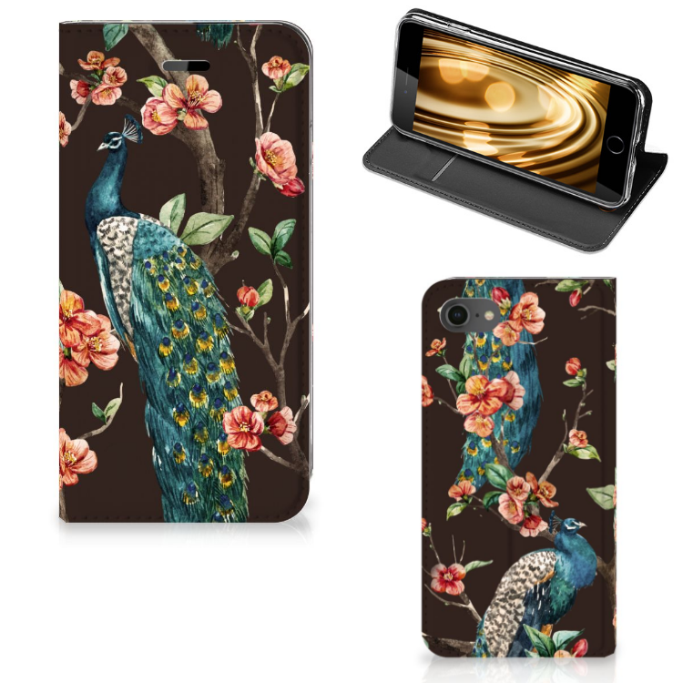 iPhone 7 | 8 | SE (2020) | SE (2022) Hoesje maken Pauw met Bloemen