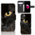 iPhone 7 | 8 | SE (2020) | SE (2022) Telefoonhoesje met Pasjes Zwarte Kat