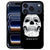 iPhone 17 Pro Max Hoesje Skull Eyes Zwart TPU Randen skull ontwerp achterkant