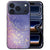 Watercolor Paars iPhone 18 Pro back cover met paarse aquarelvlekken op de achterkant