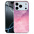 Roze en paarse waterverfvlekken op het iPhone 18 Pro TPU hoesje Pink Purple Paint
