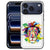 Back cover iPhone 18 Pro Max Lion Color, meerkleurige leeuwenkop op de kunstleren achterkant
