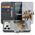 iPhone 18 Pro wallet hoesje Paarden, open en dicht naast elkaar met paardenprint