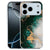 Achterkant Marmer Groen hoesje iPhone 18 Pro: smaragdgroen marmer met witte aders