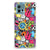 otorola Moto G72 Anti Shock Bumper Case Punk Rock achteraanzicht kleurrijk ontwerp