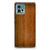 otorola Moto G72 Stevig Telefoonhoesje Donker Hout B2C Telecom