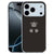 Gorilla illustratie in warme bruintinten op de achterkant van een iPhone 18 Pro TPU hoesje