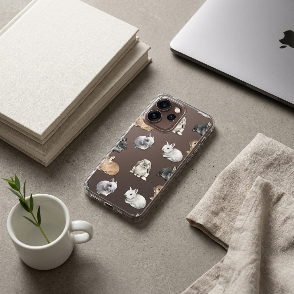 TPU Hoesje OPPO Reno15 Pro Konijntjes - lifestyle foto