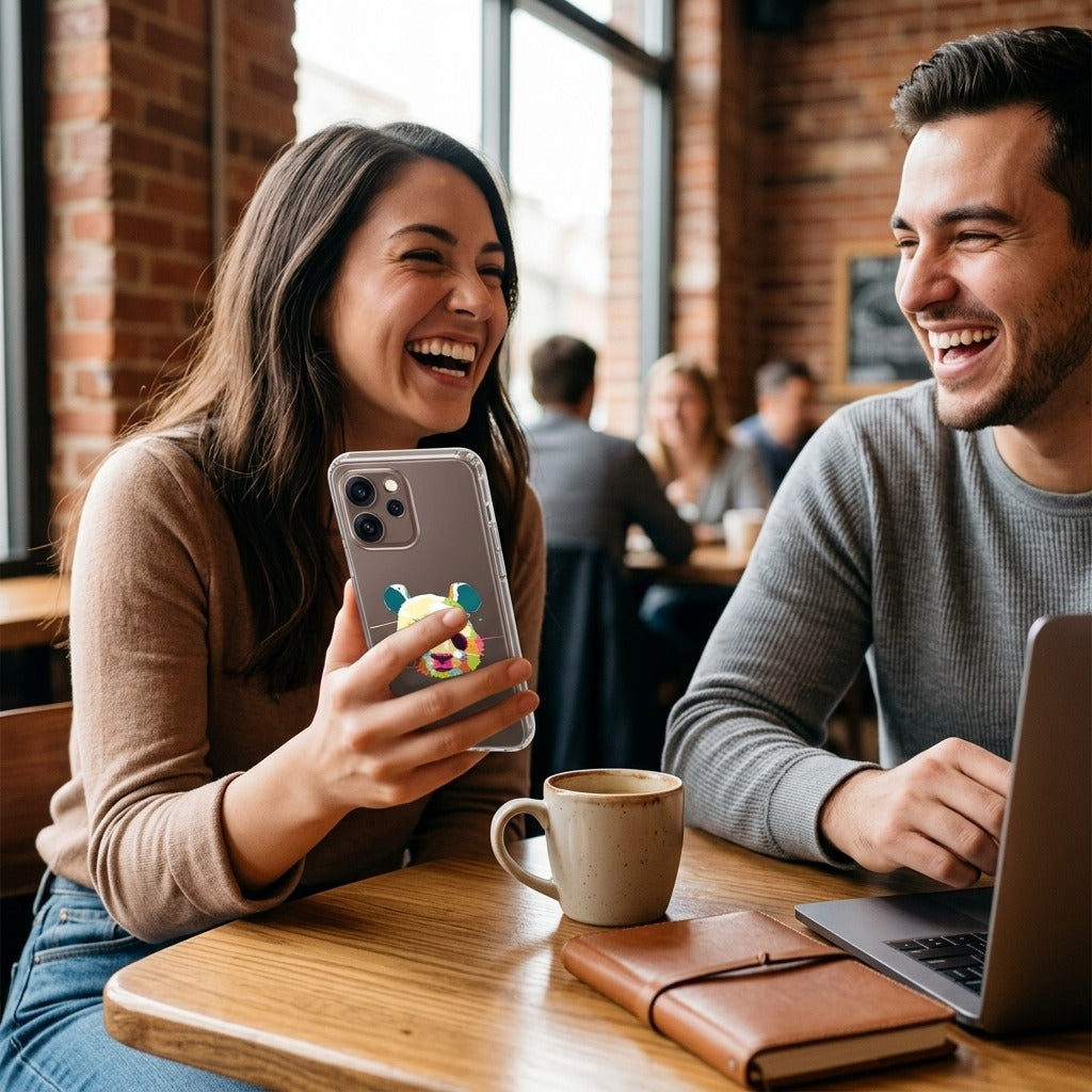 TPU Hoesje OPPO Reno15 Pro Panda Color - lifestyle foto