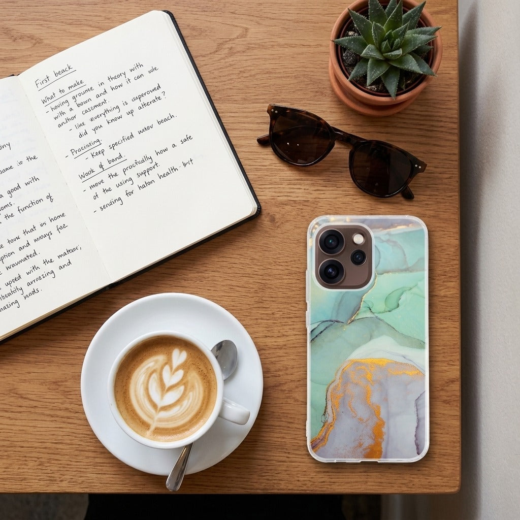 TPU Hoesje OPPO Reno15 Pro Watercolor Mix - lifestyle foto