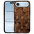 Apple iPhone Air Wooden Cubes TPU Hoesje achterkant houten ontwerp
