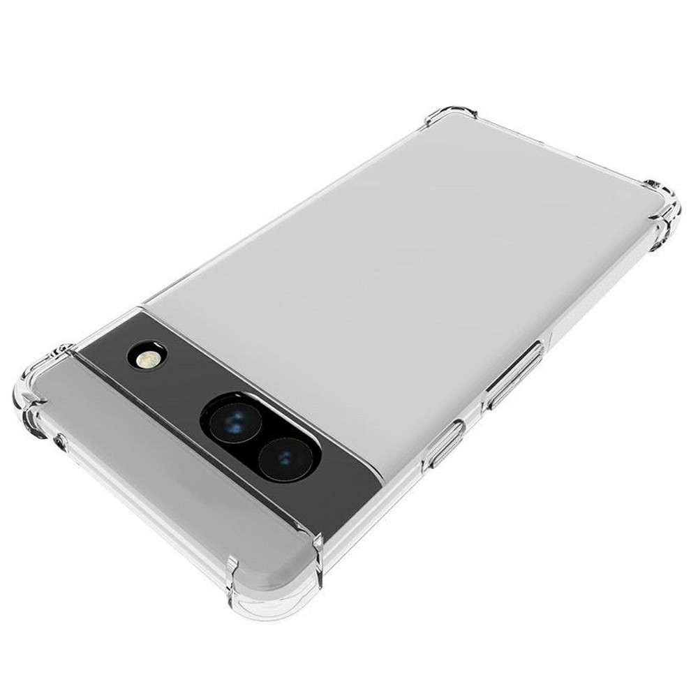 Anti-shock Back Cover voor de Google Pixel 7A Transparant