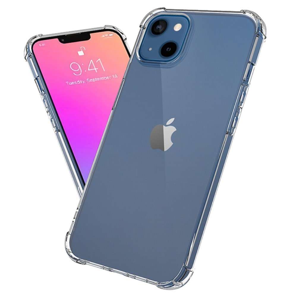 Anti-shock Back Cover voor de iPhone 15 Plus Transparant